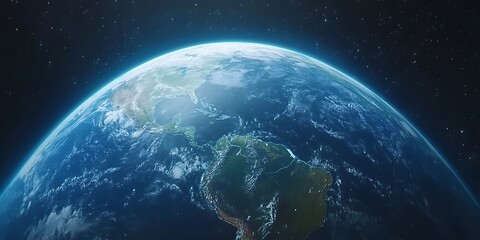 Fototapeta premium Earth From Space.