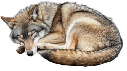wolf isolated on white background