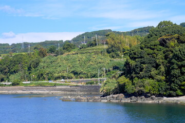 千綿駅から望む美しい風景