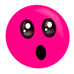 Oh face surprise symbol