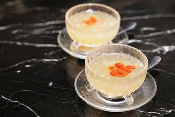 Chinese Goji Berry and Snow Fungus Dessert Soup