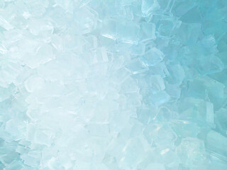 Obraz premium Ice cubes background texture. Background with ice cubes pattern. Macro shot