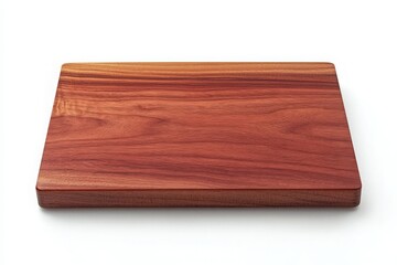 Smooth Wooden Cutting Board on White Background for Kitchen Use - Perfect for Food Preparation and Culinary Arts, Ideal for Chefs and Home Cooks, Enhances Kitchen Aesthetics and Functionality.