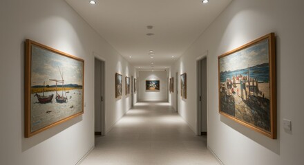 Modern Open Office with Brainstorming Area and Creative Wall Space