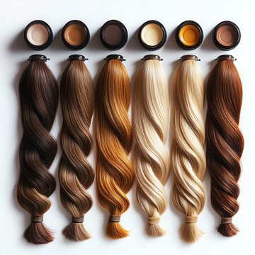 Colorful hair extensions for stylish looks.