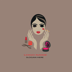 Beauty  treatment logo icon vector .