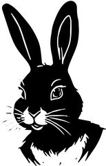 vector illustration of a rabbit