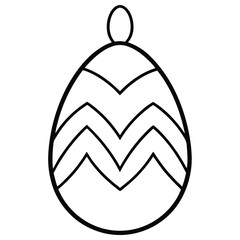 vector illustration of an easter egg