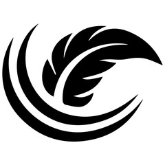 Minimalist botanical strokes in tranquil summer leaf concepts