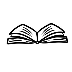Simple illustration of a flaming torch symbolizing hope, light, and guidance against a white background
