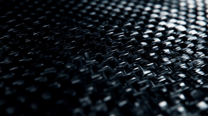 Naklejka premium Hyper detailed carbon fiber weave reflective surface 4K shadows
