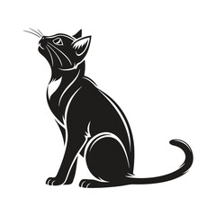 cat silhouette vector