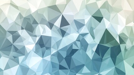 Fototapeta premium Abstract polygonal background, cool colors, geometric pattern, potential use for wallpaper or website design