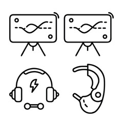 hand drawn speech bubbles set