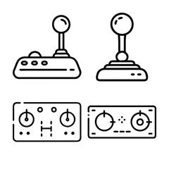 joystick icon vector illustration