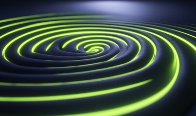 Obraz premium Glowing spiral energy vortex abstract background, futuristic design, science fiction