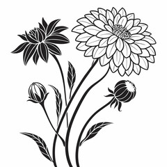 vector illustration of a flower