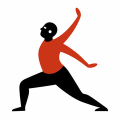 running man vector illustration