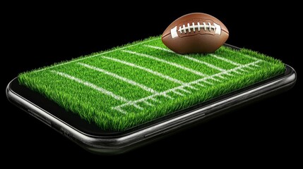 A fantasy football scorecard displayed on a smartphone, showing real-time player stats and fantasy league rankings