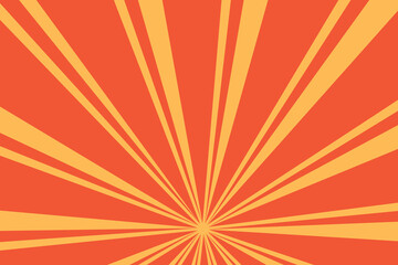 Yellow background sunray abstract summer design.