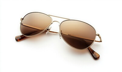 Stylish Sunglasses on White Background - Perfect for Fashion Advertising and Trendy Lookbooks