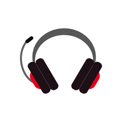 headphone vector illustration on white background