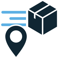 Shipping icon vector. Symbol for logistics, delivery, transport, cargo, freight. Ideal for shipping companies, apps, websites, and packaging design.