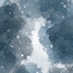 Abstract Watercolor Background: Soft, artistic watercolor texture evoking a sense of calm, with blending shades of blue and white, perfect for a variety of design applications. 