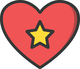 Positive Review Filled Line Icon