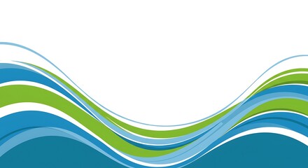 Fluid Lines: An Abstract Wave Symphony AI Generated