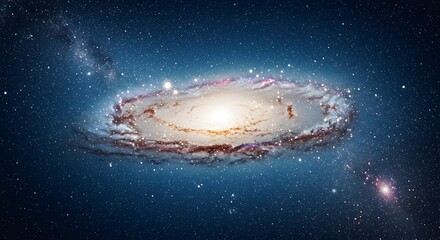 Cosmic Swirl: A Galactic Tapestry AI Generated