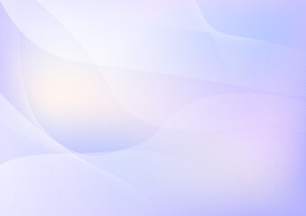 青と紫のグラデーション背景と滑らかな曲線デザイン