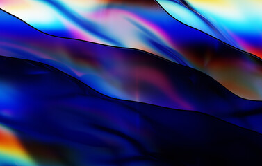 wallpaper with glass squares with colorful ,abstract glass shape 3d render