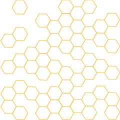 vector illustration of a honeycomb background