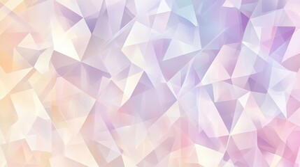 Obraz premium Abstract background of pastel colored geometric pattern with light refraction, generative ai illustration