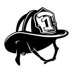 Firefighter Helmet Vector Illustration