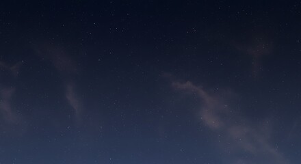 Naklejka premium Night Sky Whispers: Subtle Hues of Twilight AI Generated