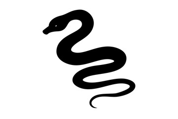 Fototapeta premium Snake Icon for Reptile and Wildlife Design, snake symbol, reptile graphic, wildlife icon, serpent image, viper design, slither illustration, cobra symbol, snake graphic, reptile icon, wildlife design