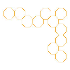 vector illustration of a honeycomb