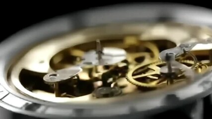 4K macro cinematic view of a vintage watch tourbillon mechanism, showcasing the delicate spinning gears, precision engineering, and timeless beauty of horological craftsmanship