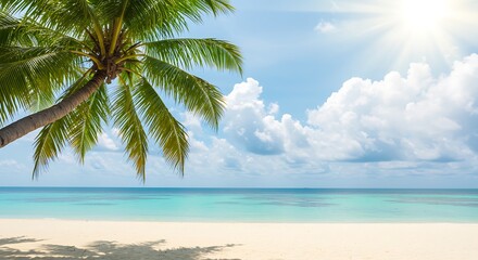 Tropical Escape: Sun-Kissed Shores AI Generated