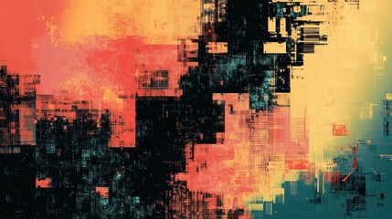 Obraz premium Abstract urban landscape