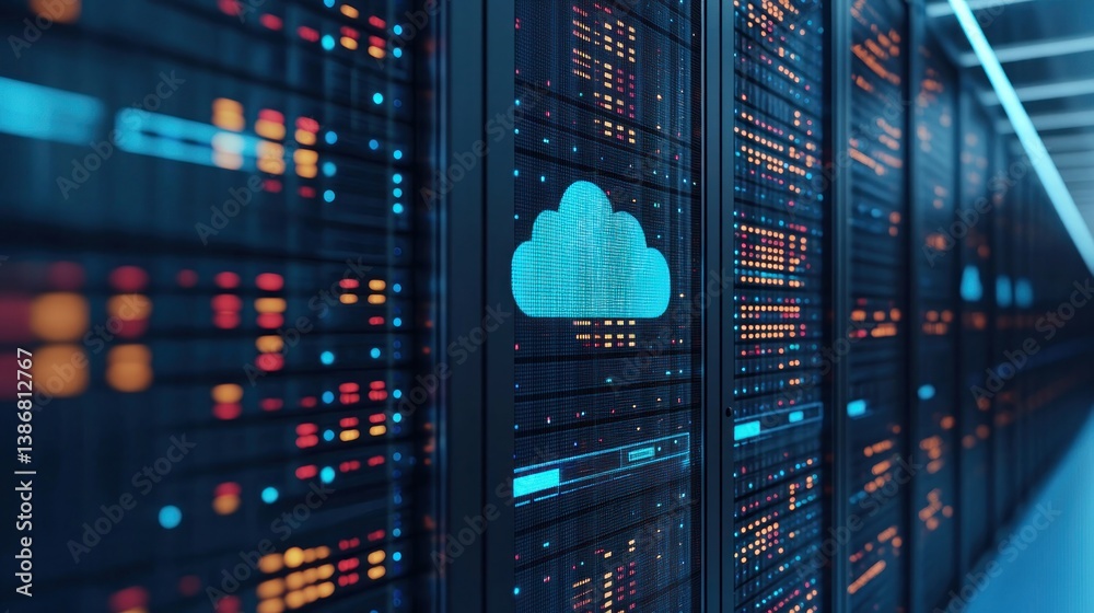 Wall mural cloud computing revolution exploring information technology trends in data centers virtual servers a