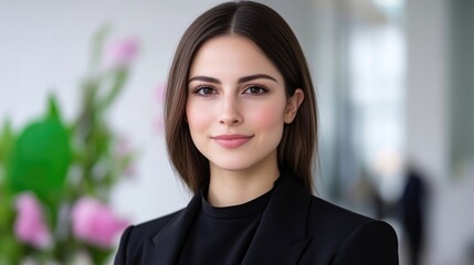 Fototapeta premium Professional woman in business attire