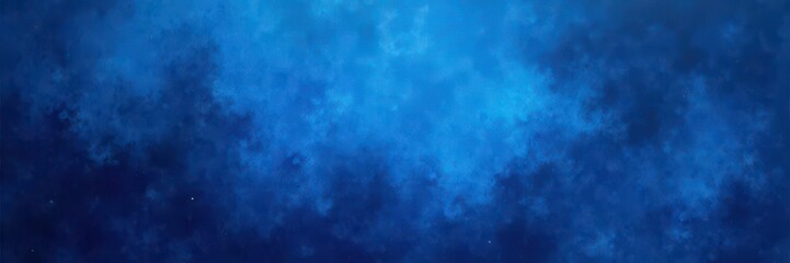 Obraz premium Deep blue canvas, swirling texture, subtle glow, marble, effect, water