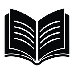 Open Book Vector Illustration – Reading, Knowledge, and Literature Design Element