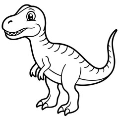 tyrannosaurus rex dinosaur vector