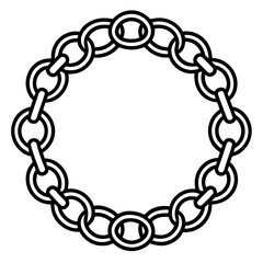 round frame for your text