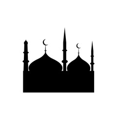 silhouette mosque