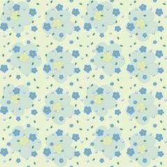 seamless pattern with flower